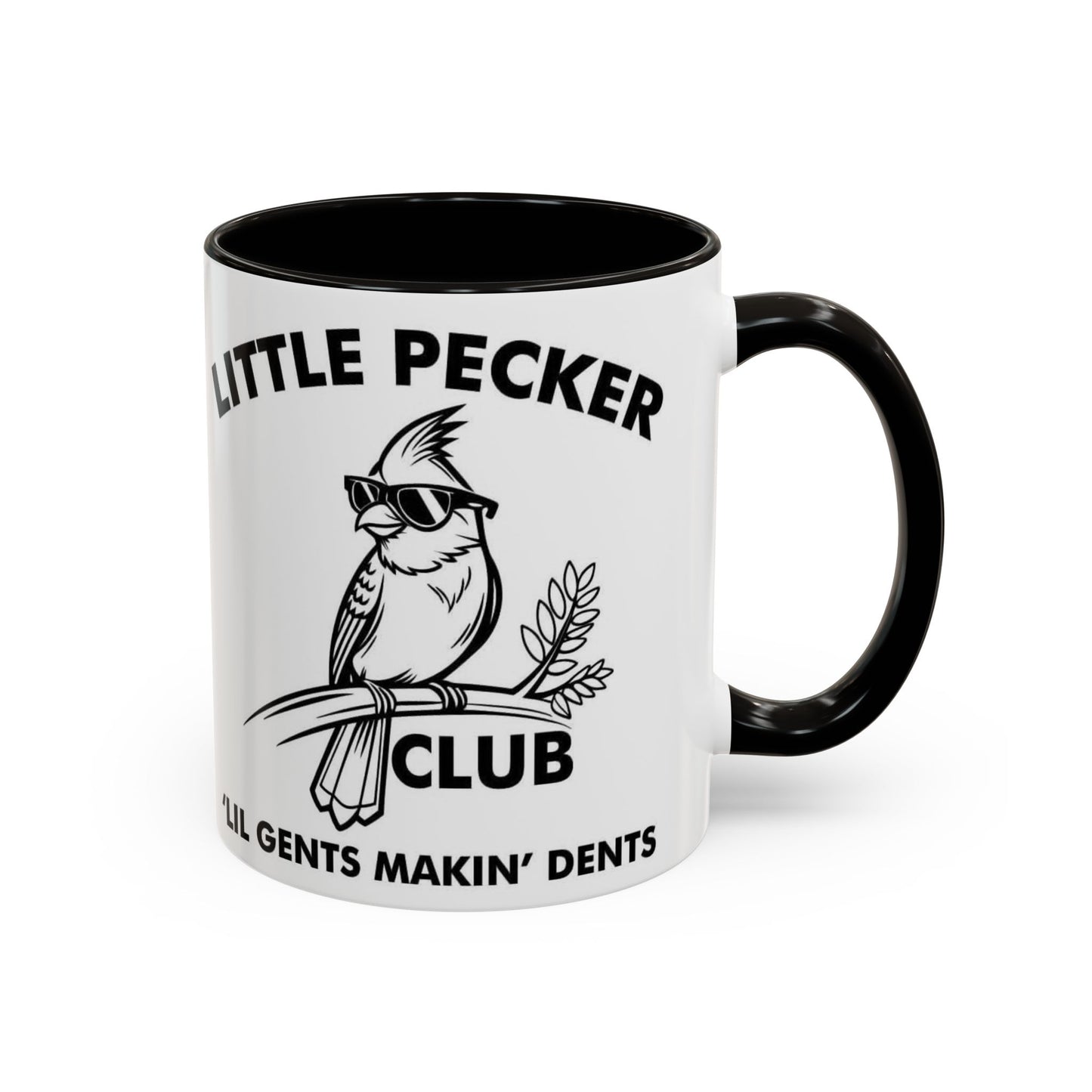 Funny 'Little Pecker Club' Coffee Mug — 11oz/15oz Ceramic Novelty Cup - Ramshackle Shack