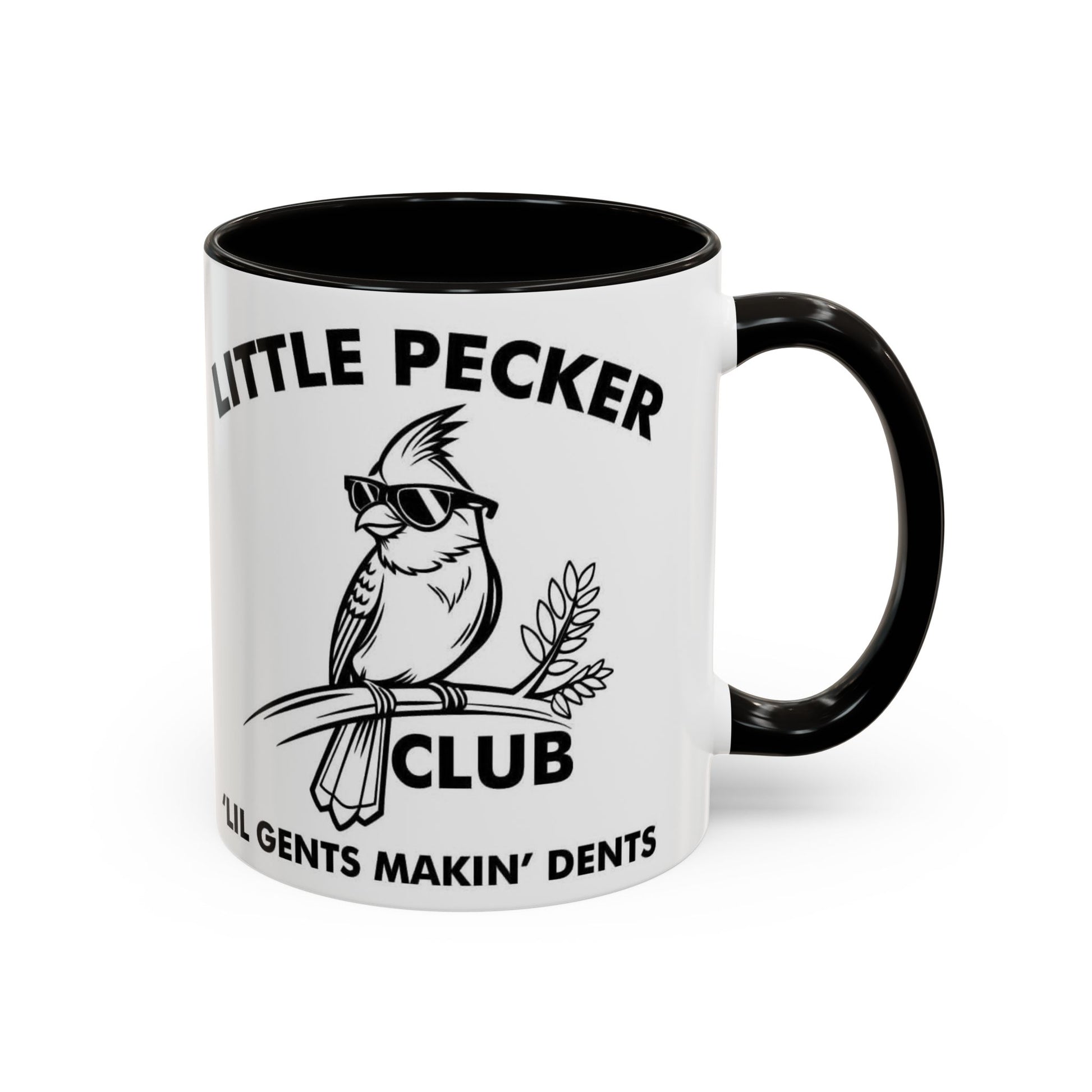 Funny 'Little Pecker Club' Coffee Mug — 11oz/15oz Ceramic Novelty Cup - Ramshackle Shack