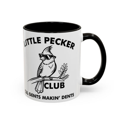 Funny 'Little Pecker Club' Coffee Mug — 11oz/15oz Ceramic Novelty Cup - Ramshackle Shack