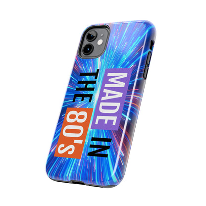 Made in the 80s Phone Case — Retro Neon 1980s Protective Phone Cover - Ramshackle Shack