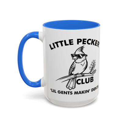 Funny 'Little Pecker Club' Coffee Mug — 11oz/15oz Ceramic Novelty Cup - Ramshackle Shack