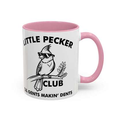 Funny 'Little Pecker Club' Coffee Mug — 11oz/15oz Ceramic Novelty Cup - Ramshackle Shack