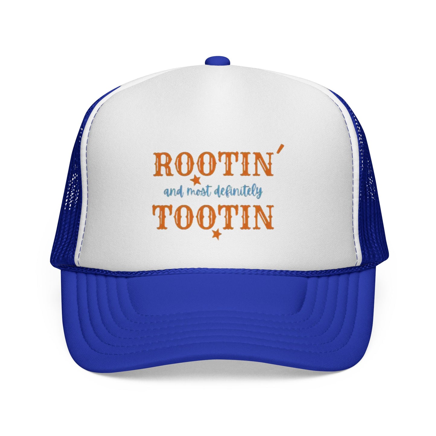Trucker Cap — "Rootin and Most Definitely Tootin" Retro Country Hat - Ramshackle Shack