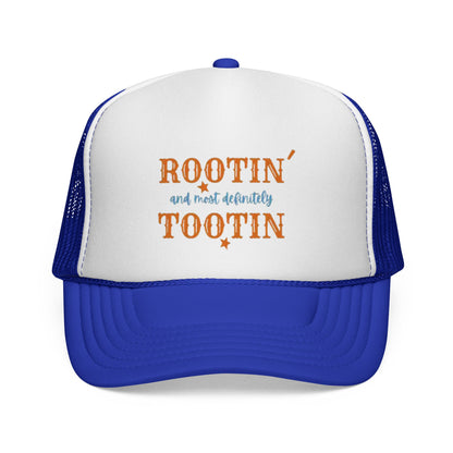 Trucker Cap — "Rootin and Most Definitely Tootin" Retro Country Hat - Ramshackle Shack
