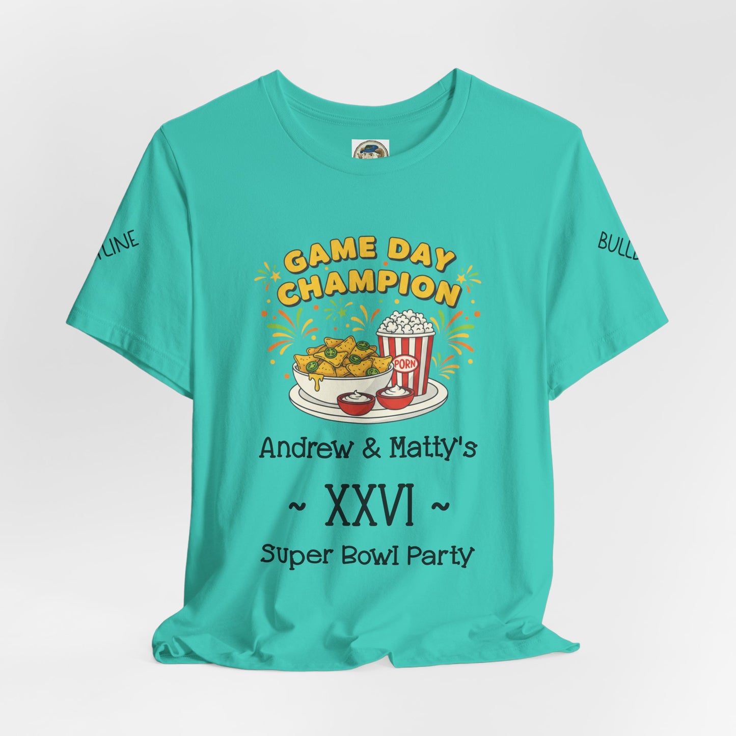 Game Day Champion Tee | Super Bowl Party, Game Day Humor - Ramshackle Shack