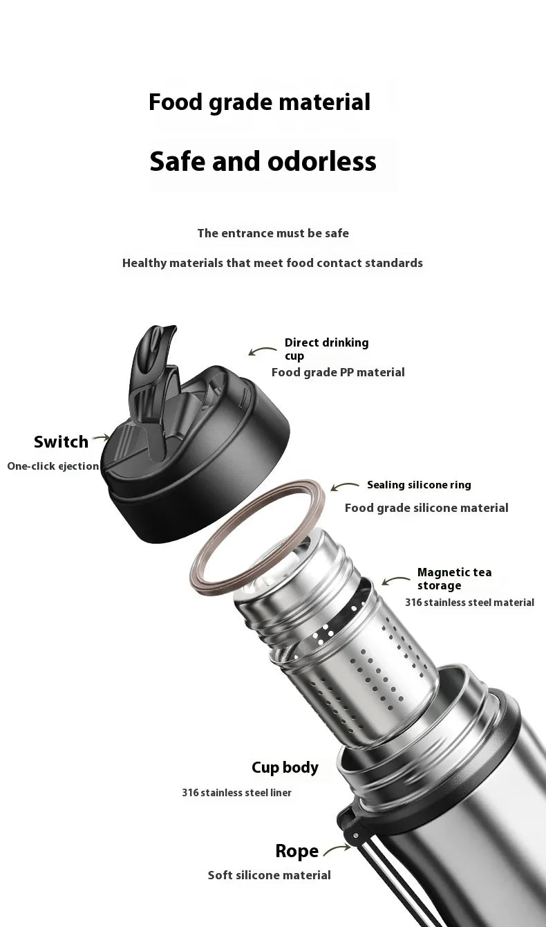 Magnetic Tea Infuser Thermos - Ramshackle Shack