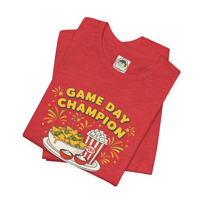 Game Day Champion Tee | Super Bowl Party, Game Day Humor - Ramshackle Shack