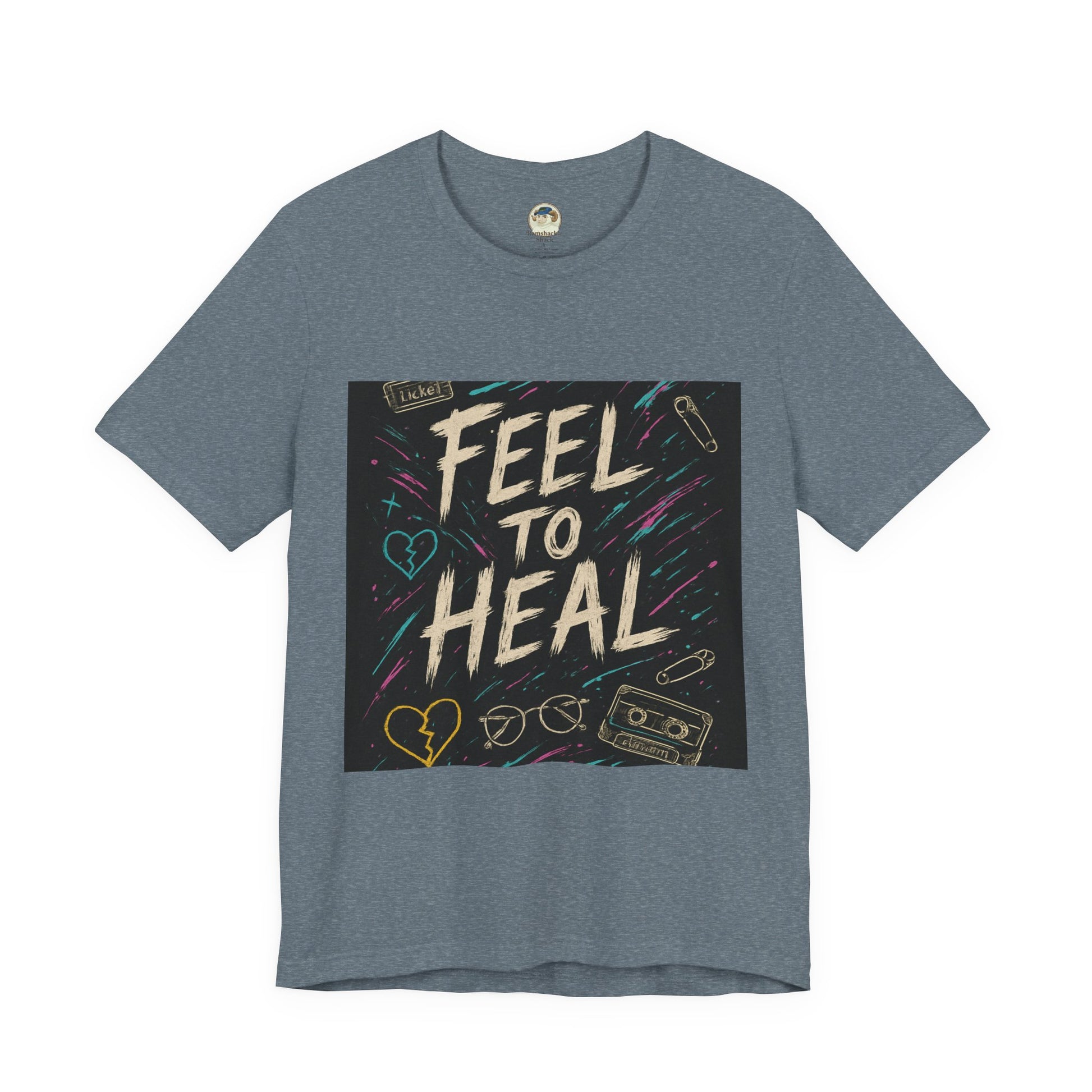 Feel to Heal T-Shirt — Inspirational 'Feel to Heal' Tee - Ramshackle Shack