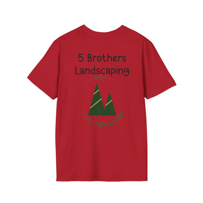 Excavator A Little Dirt Never Hurt TShirt  Custom Business Name & Logo Back - Ramshackle Shack