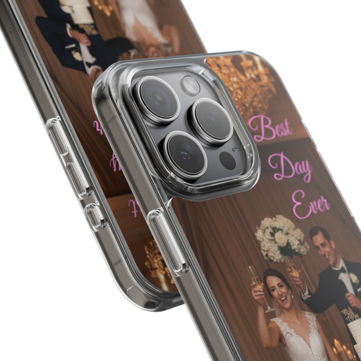 Personalized Clear Impact-Resistant Phone Case — Custom Photo & Message - Ramshackle Shack