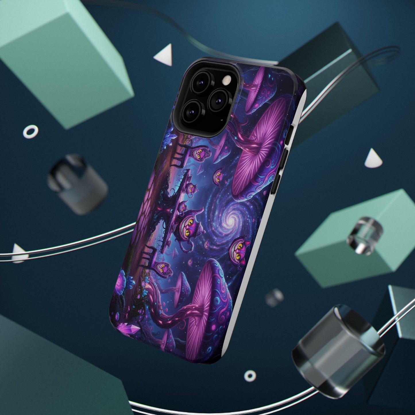 Psychedelic Mushroom Galaxy Phone Case — Impact-Resistant - Ramshackle Shack