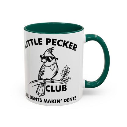 Funny 'Little Pecker Club' Coffee Mug — 11oz/15oz Ceramic Novelty Cup - Ramshackle Shack