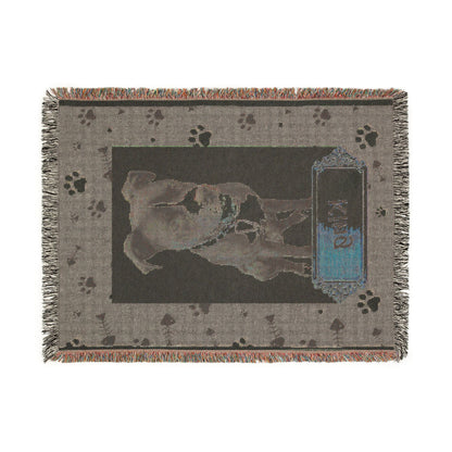 Pet Photo Personalized Woven Blanket - Ramshackle Shack