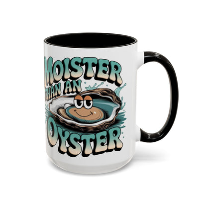 Moister Than An Oyster Coffee Mug — Funny Retro Oyster Seafood Gift (11oz, 15oz) - Ramshackle Shack