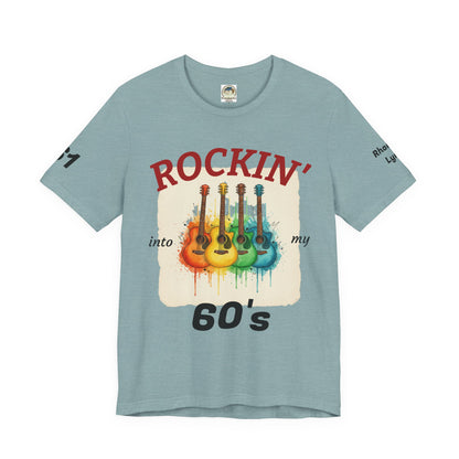 Watercolor Rainbow Guitars T Shirt  Acoustic Guitar Art Tee - Ramshackle Shack