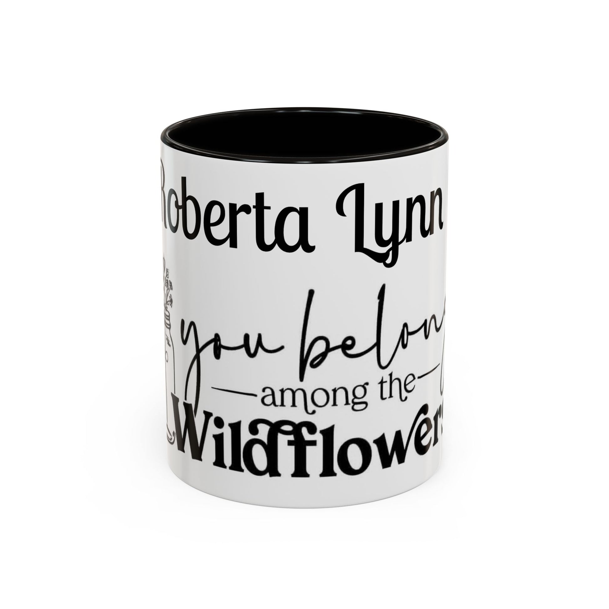 You Belong Among the Wildflowers Daisy Mug — Custom Name Colorful 11oz & 15oz - Ramshackle Shack