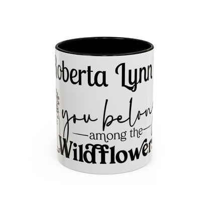 You Belong Among the Wildflowers Daisy Mug — Custom Name Colorful 11oz & 15oz - Ramshackle Shack