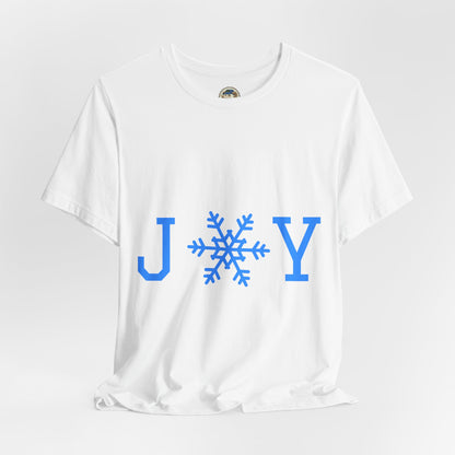 Joy Snowflake Tee — Holiday Joy Christmas T‑Shirt - Ramshackle Shack