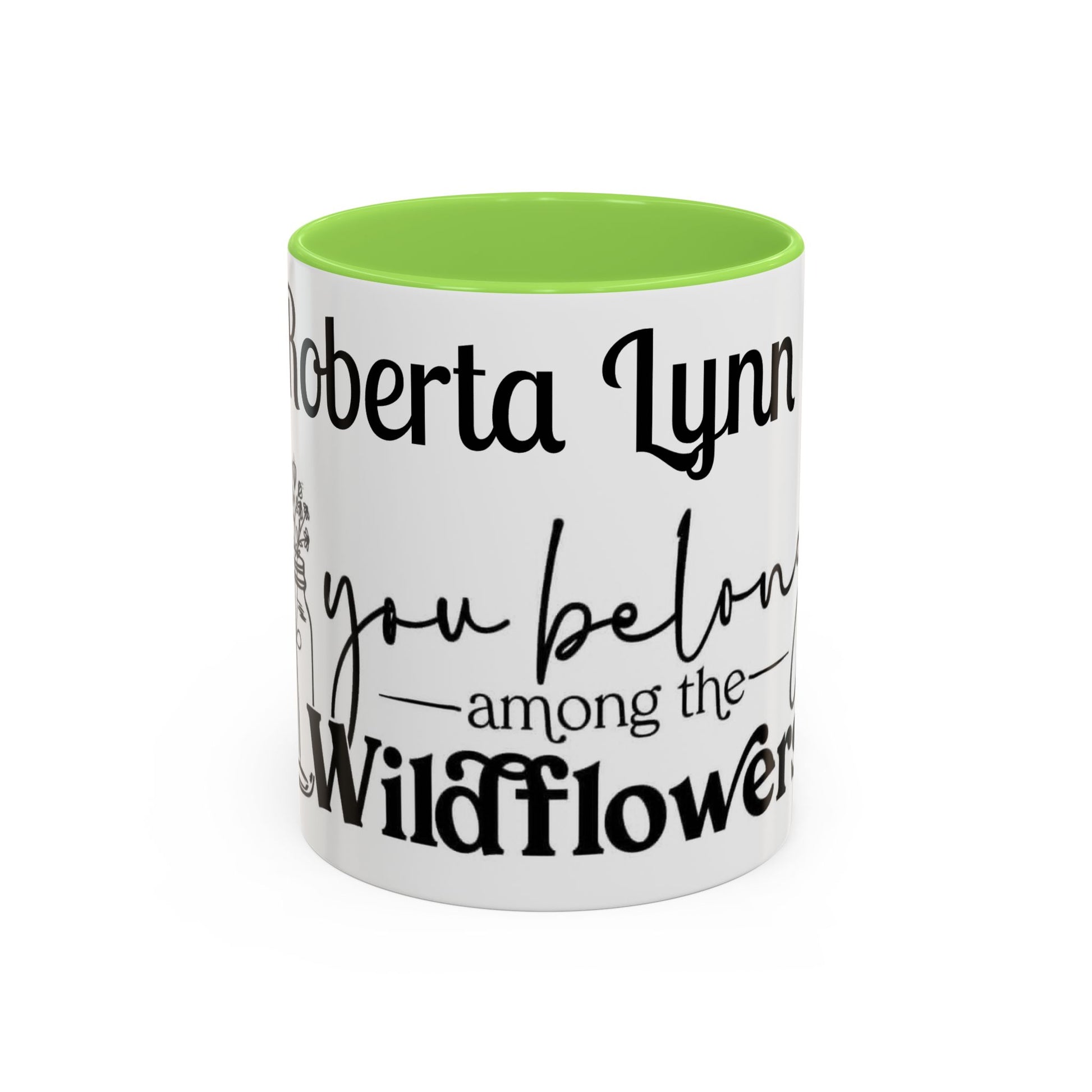 You Belong Among the Wildflowers Daisy Mug — Custom Name Colorful 11oz & 15oz - Ramshackle Shack