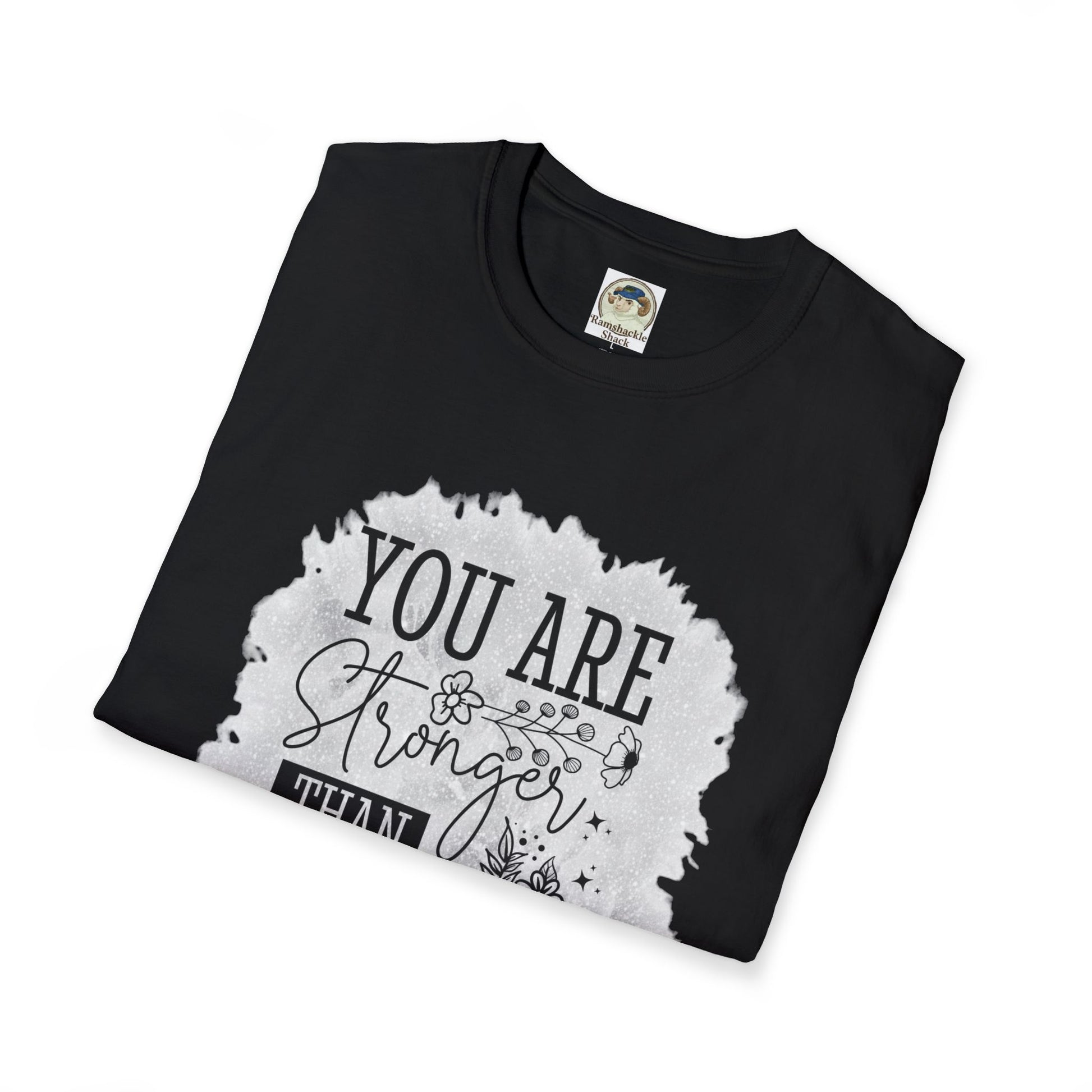 You Are Stronger Than The Storm Graphic Tee — "And Still I Rise" Inspirational T-Shirt - Ramshackle Shack