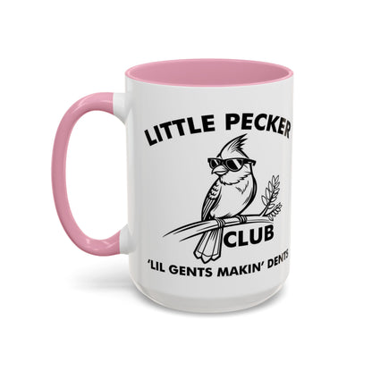 Funny 'Little Pecker Club' Coffee Mug — 11oz/15oz Ceramic Novelty Cup - Ramshackle Shack