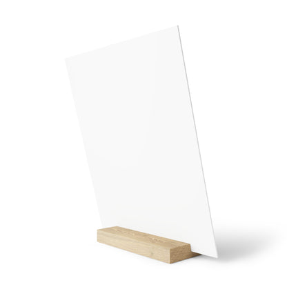 Gallery Board with Stand Don't Be a Prick, Do Good Cute Cactus Decorative Plaque - Ramshackle Shack