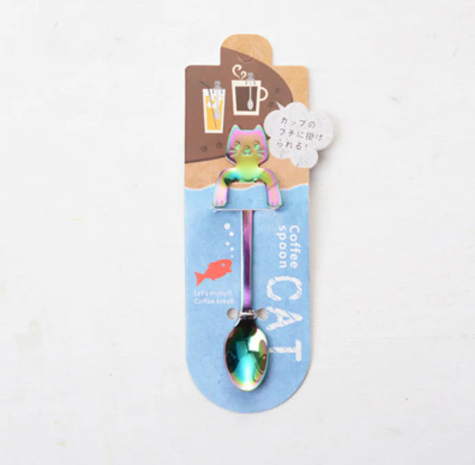 Stainless Steel Cat Spoon and Stirring Spoon - Ramshackle Shack