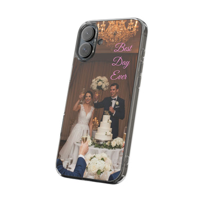 Personalized Clear Impact-Resistant Phone Case — Custom Photo & Message - Ramshackle Shack