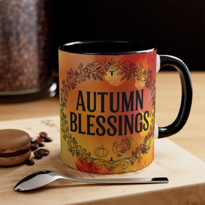 Mug - Autumn Blessings Coffee Cup for Fall Season - Ramshackle Shack