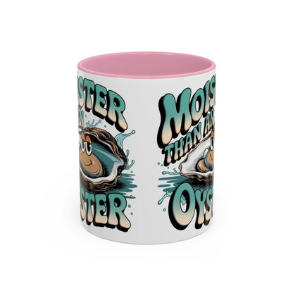 Moister Than An Oyster Coffee Mug — Funny Retro Oyster Seafood Gift (11oz, 15oz) - Ramshackle Shack