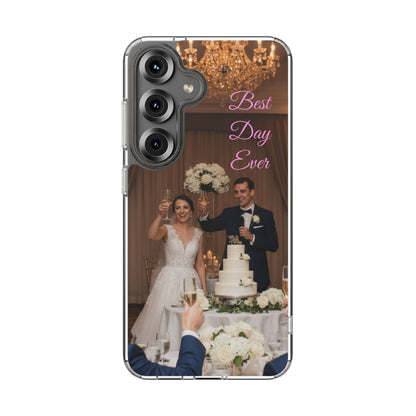 Personalized Clear Impact-Resistant Phone Case — Custom Photo & Message - Ramshackle Shack