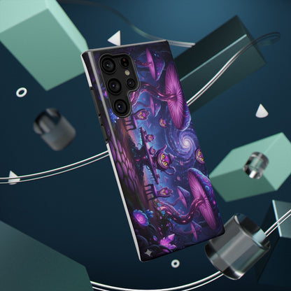Psychedelic Mushroom Galaxy Phone Case — Impact-Resistant - Ramshackle Shack