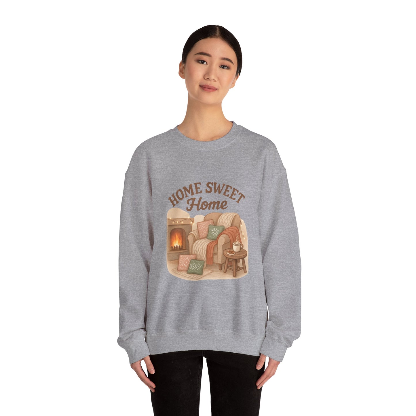 Home Sweet Home Crewneck Sweatshirt — Cozy Welcome Pullover - Ramshackle Shack