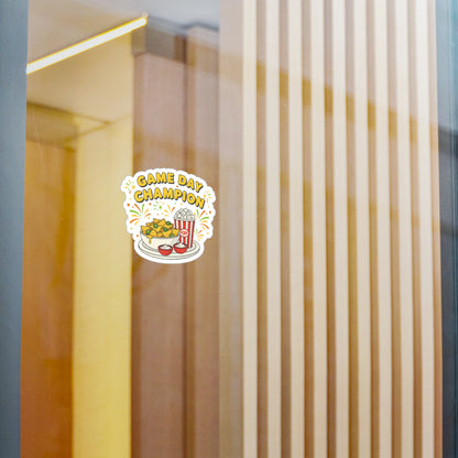 Game Day Champion Sticker | Super Bowl Party, Game Day Humor - Ramshackle Shack
