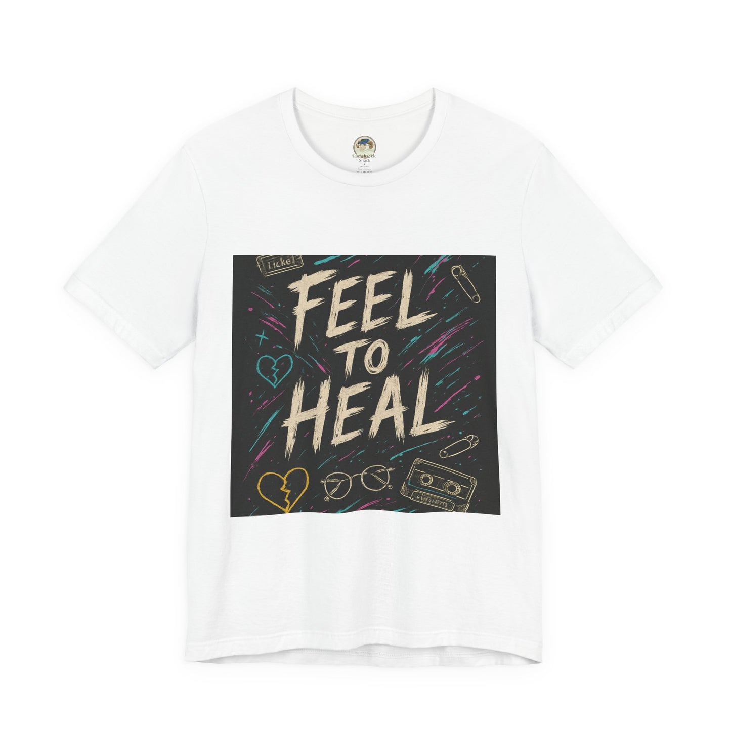 Feel to Heal T-Shirt — Inspirational 'Feel to Heal' Tee - Ramshackle Shack