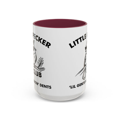 Funny 'Little Pecker Club' Coffee Mug — 11oz/15oz Ceramic Novelty Cup - Ramshackle Shack