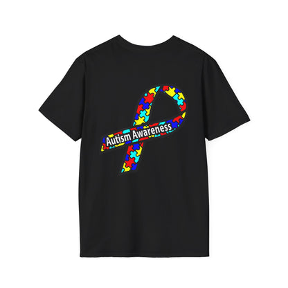 Autism Awareness T-Shirt — Live Love Accept Rainbow Puzzle Ribbon - Ramshackle Shack
