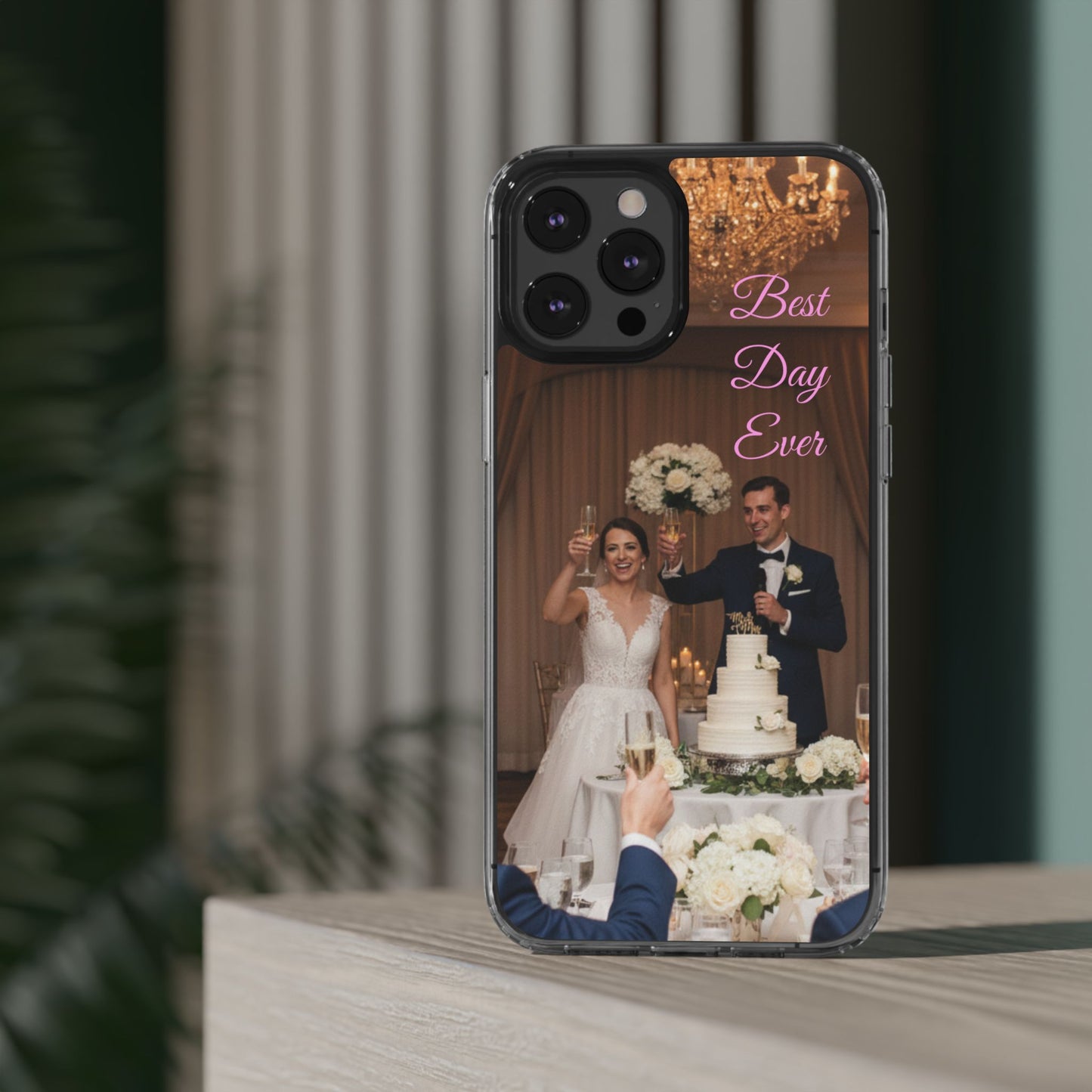 Personalized Clear Impact-Resistant Phone Case — Custom Photo & Message - Ramshackle Shack