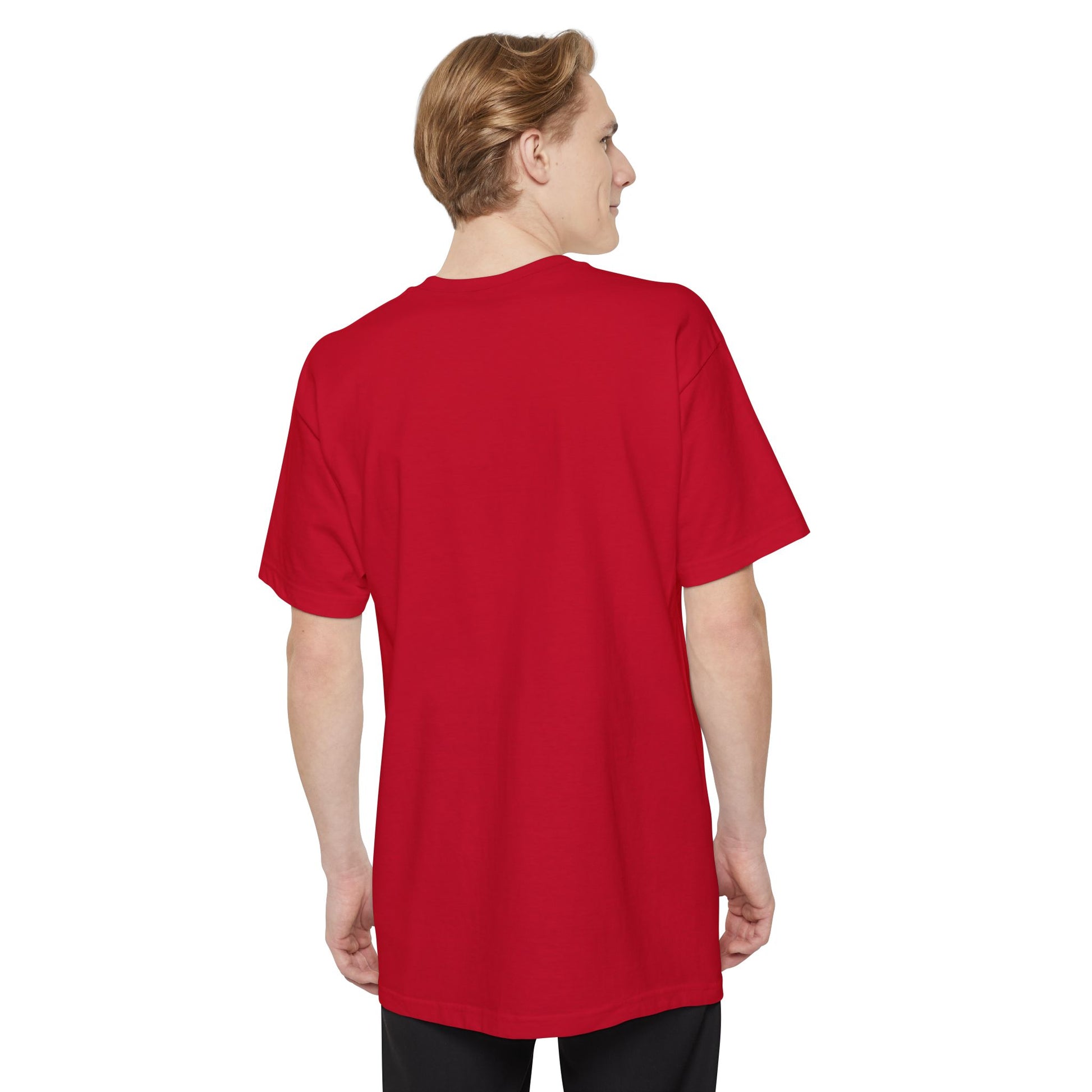 Sassy Max "I Drink to Remember" patriotic graphic T-shirt for men, featuring bold red, white, and blue design with humorous text.