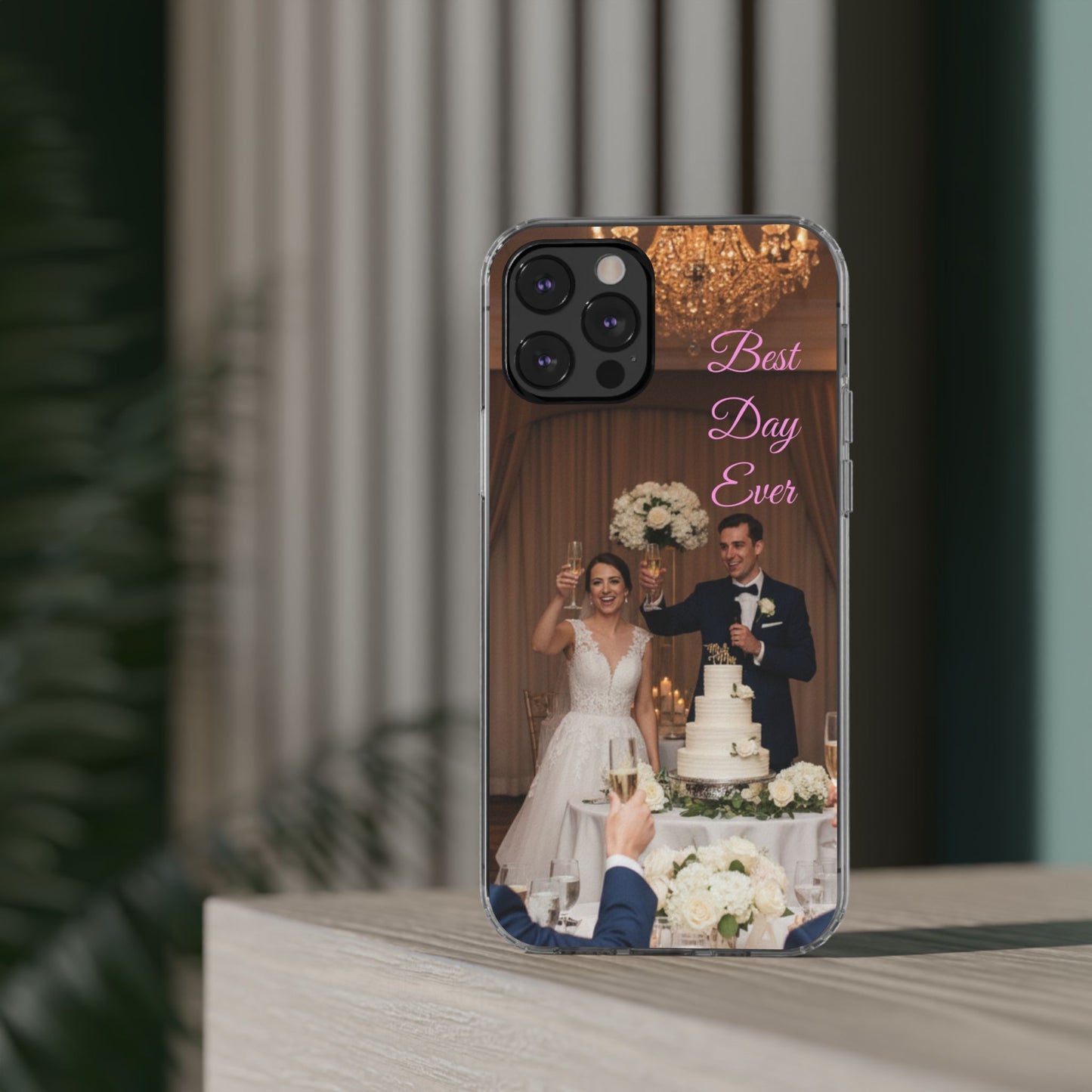 Personalized Clear Impact-Resistant Phone Case — Custom Photo & Message - Ramshackle Shack