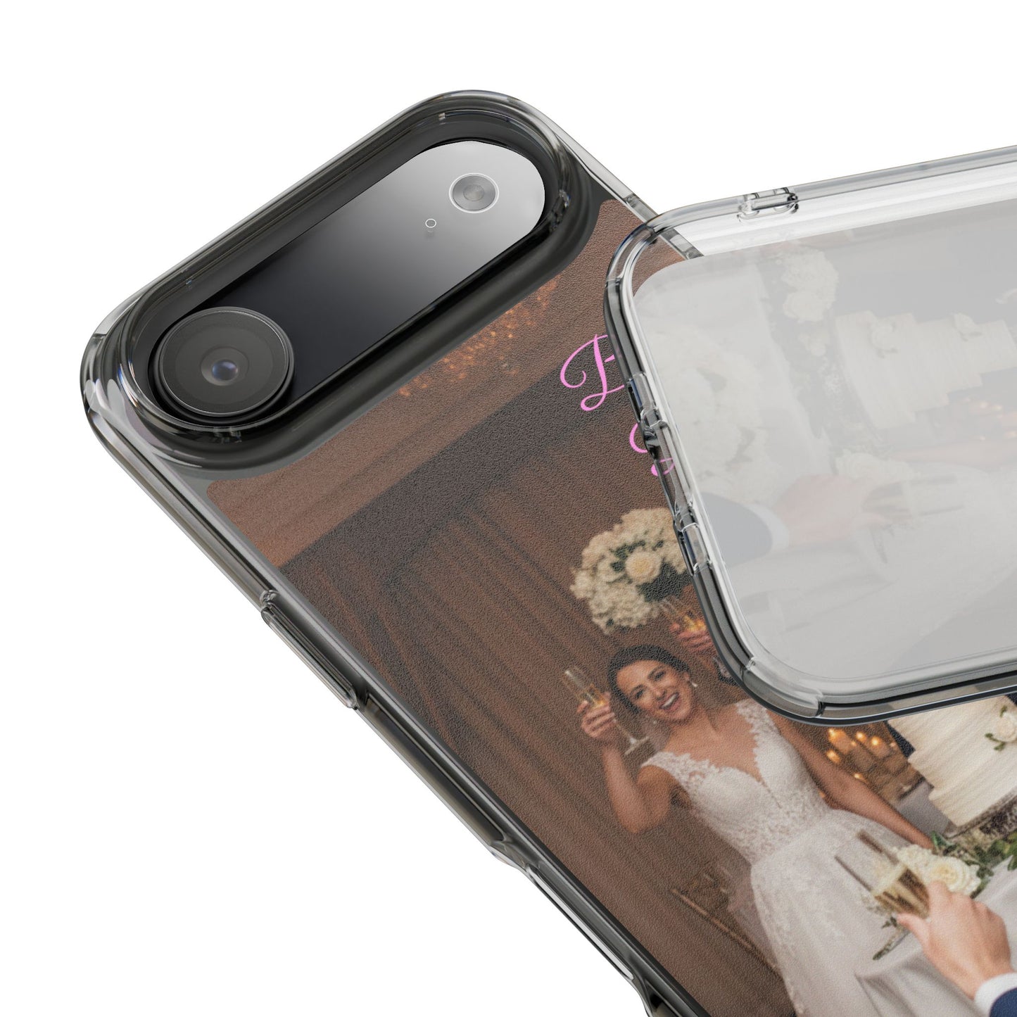Personalized Clear Impact-Resistant Phone Case — Custom Photo & Message - Ramshackle Shack