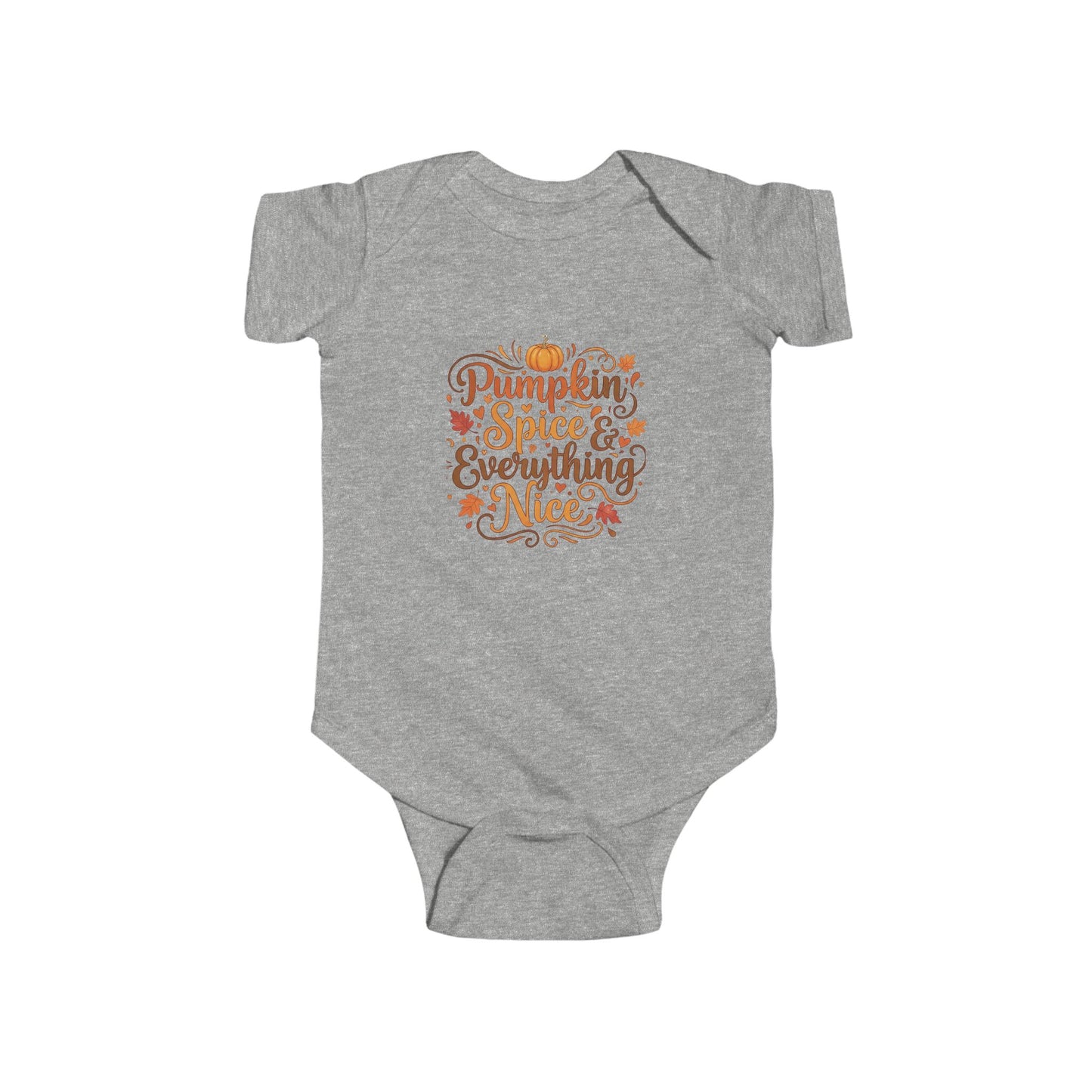 Infant Bodysuit - Pumpkin Spice and Everything Nice Fall Design - Ramshackle Shack