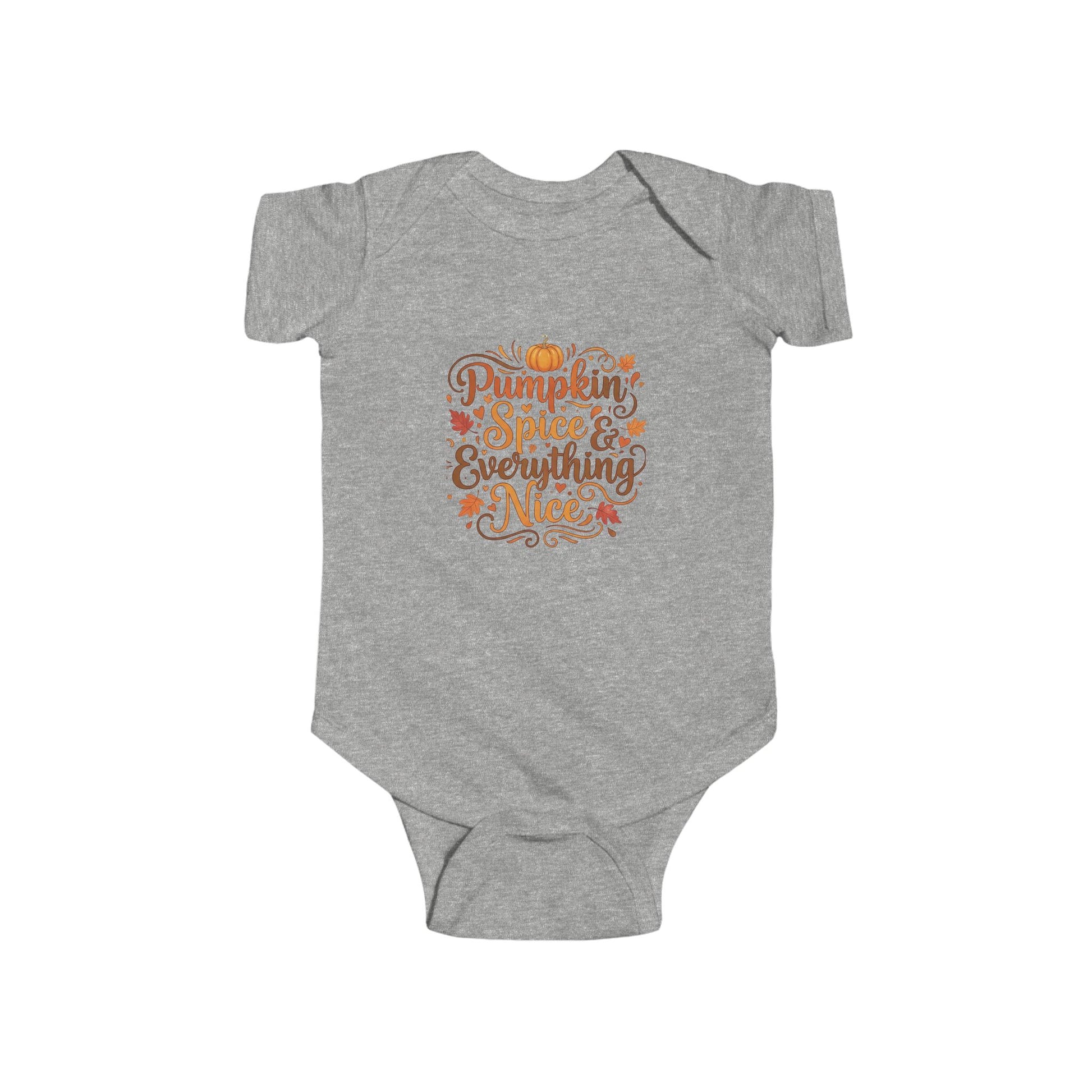 Infant Bodysuit - Pumpkin Spice and Everything Nice Fall Design - Ramshackle Shack