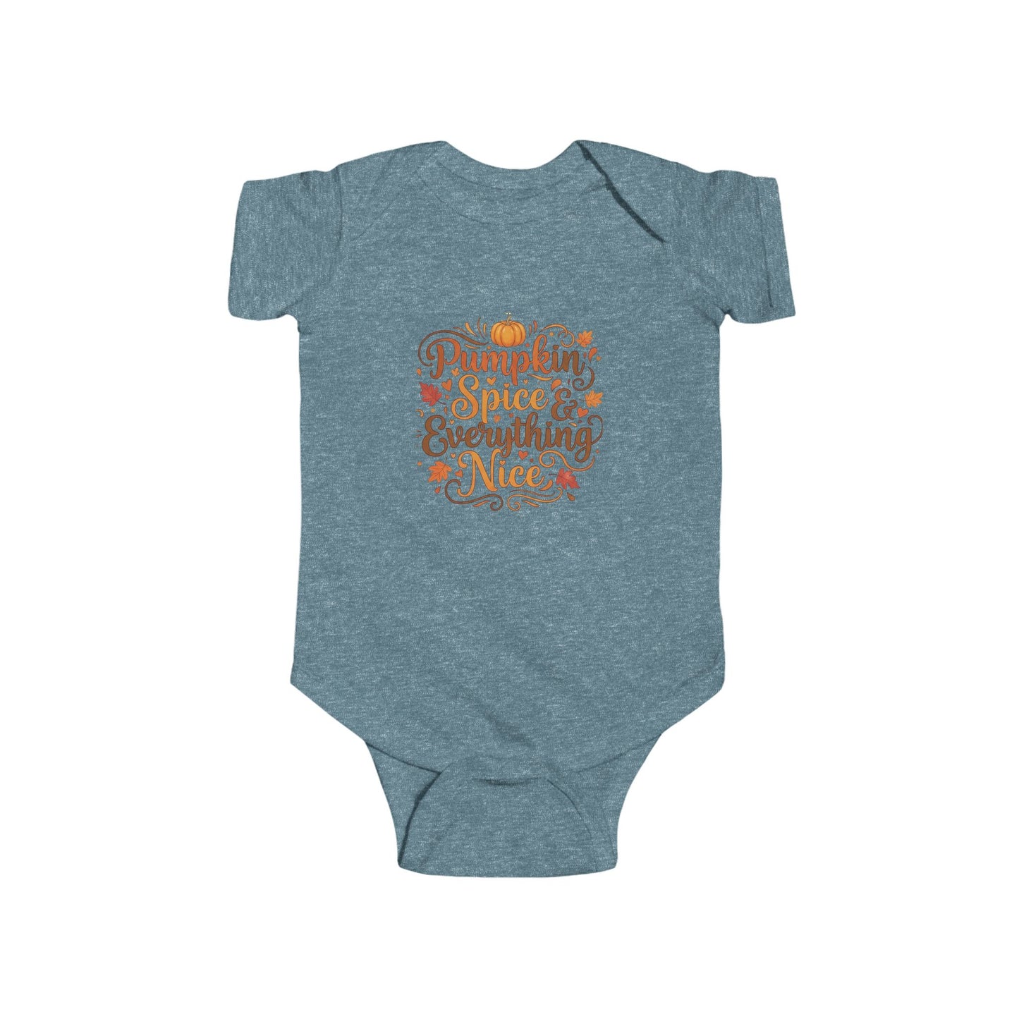 Infant Bodysuit - Pumpkin Spice and Everything Nice Fall Design - Ramshackle Shack