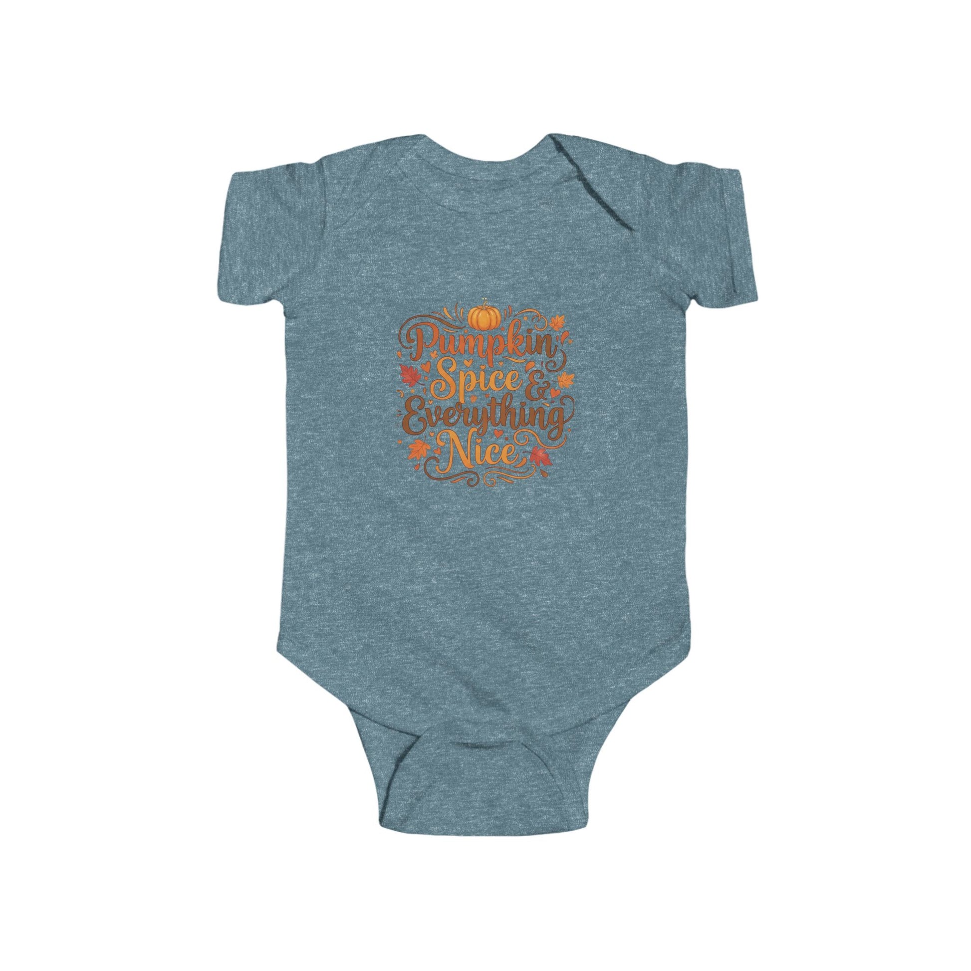 Infant Bodysuit - Pumpkin Spice and Everything Nice Fall Design - Ramshackle Shack