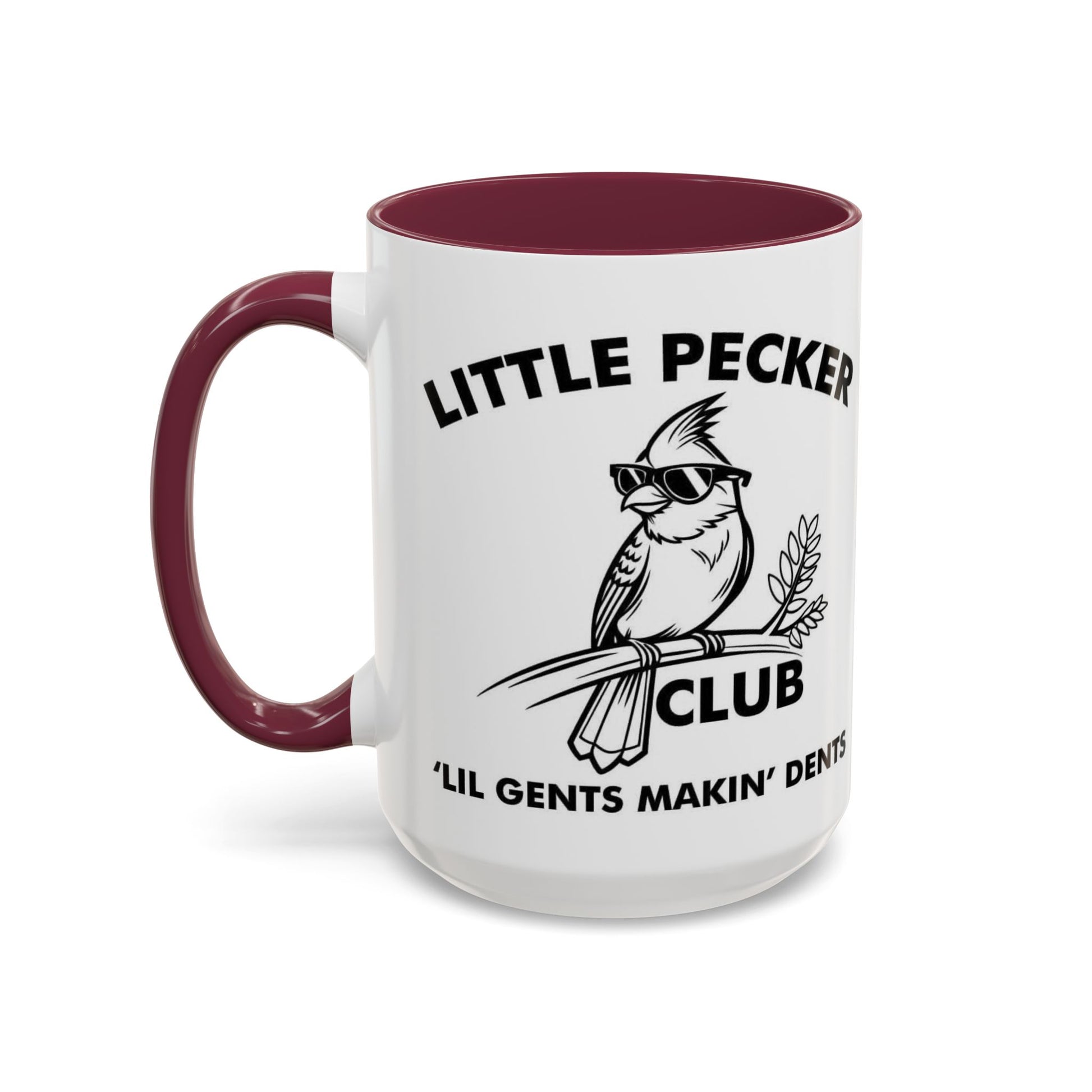 Funny 'Little Pecker Club' Coffee Mug — 11oz/15oz Ceramic Novelty Cup - Ramshackle Shack