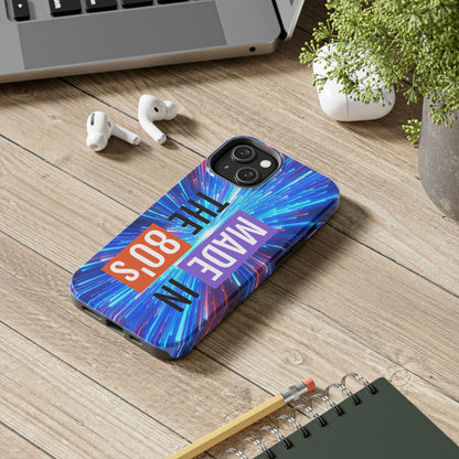 Made in the 80s Phone Case — Retro Neon 1980s Protective Phone Cover - Ramshackle Shack