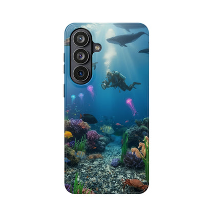 Underwater Diver Phone Case — Magnetic Impact‑Resistant Ocean Design