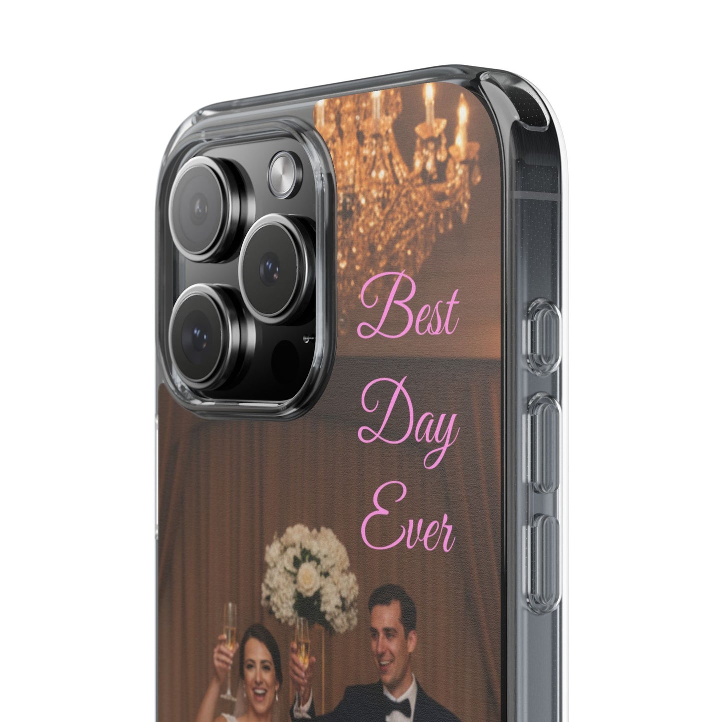 Personalized Clear Impact-Resistant Phone Case — Custom Photo & Message - Ramshackle Shack