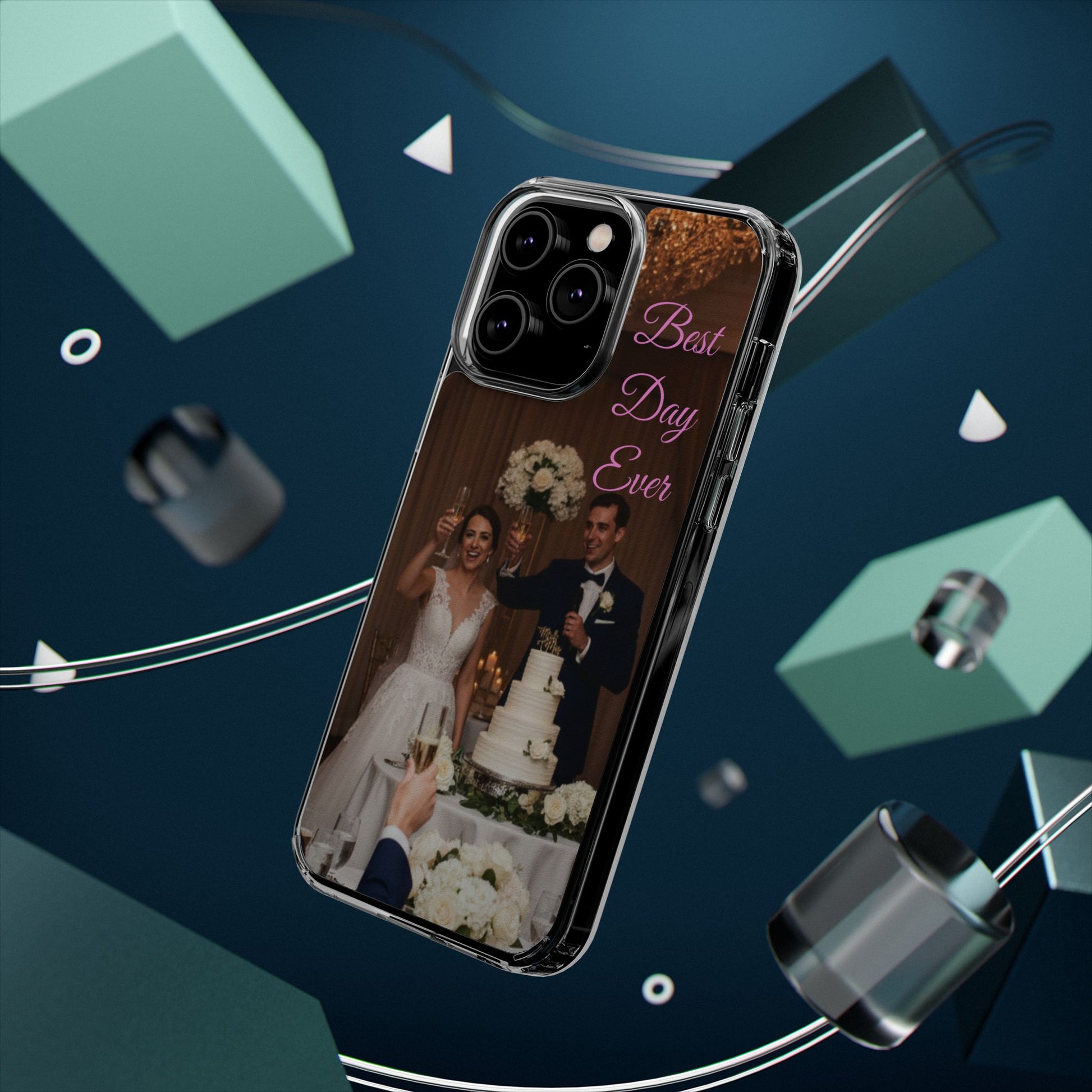 Personalized Clear Impact-Resistant Phone Case — Custom Photo & Message - Ramshackle Shack